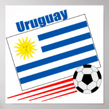 Uruguay Soccer Team Print
