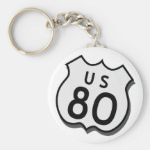 US 80 Key Fob Key Chain