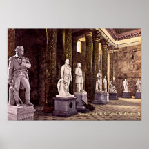US Capitol Building, Washington, DC Statuary Hall Print