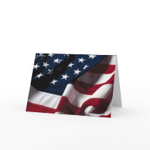 US flag Greeting Card