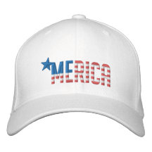 US Flag ’MERICA Baseball Cap