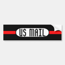 US MAIL bumper sticker