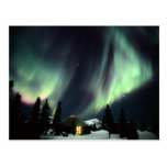 USA, Alaska, Chena Hot Springs. Aurora Post Card