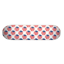 USA American Flag Fourth of July Patriotic Skate Deck