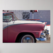 USA, Arizona, Williams. Rt. 66 Town, 1950's Poster