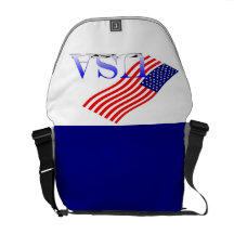 USA blau Messenger Bags