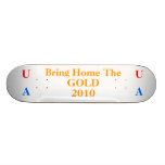 USA Bring Home The Gold 2010 USA Custom Skateboard