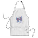 USA Butterfly Chef's apron