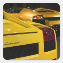 USA, California, Los Angeles: Los Angeles Auto 2 Square Stickers