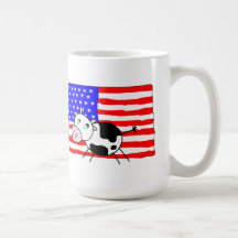USA Cow Mug