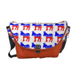 USA Democratic Party Symbol Logo Donkey Courier Bags