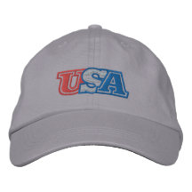 Usa Embroidered Hat
