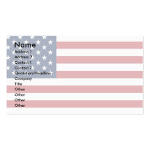 Usa Flag Business Card Templates
