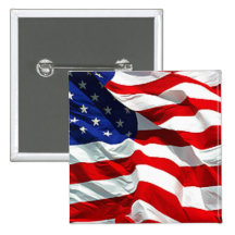 USA Flag Button Pins