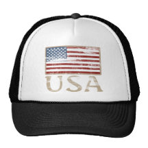 USA Flag Distressed Hat