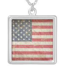 USA Flag Necklaces