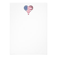 USA Flag Sketch Painting Blur Invite