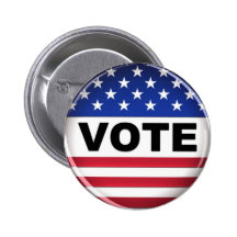 USA Go Vote - Button