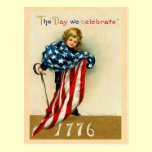 USA July 4th Postcard postcards