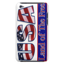 USA - LAND OF THE FREE iPod TOUCH Case-Mate CASE