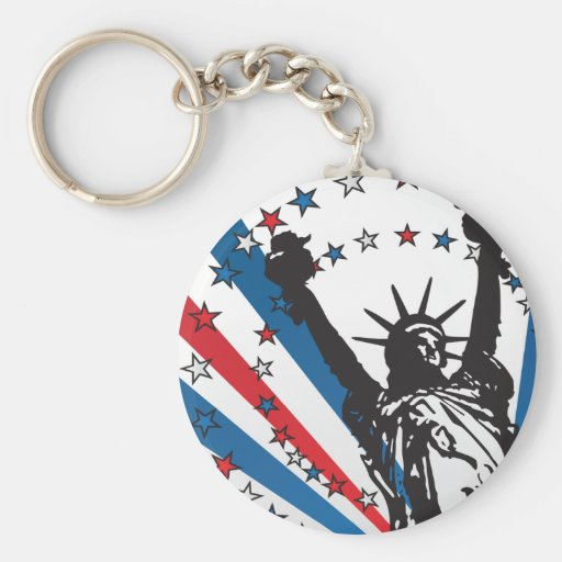 USA Liberty Key Chain