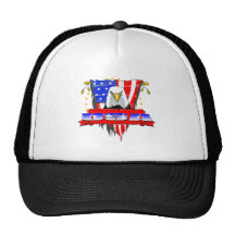 USA Mad Eagle Trucker Hats