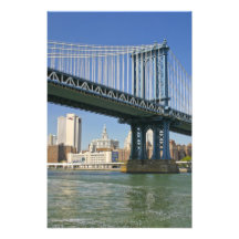 USA, New York, New York City. Manhattan Bridge Photo