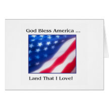 USA Patriotic Note Cards