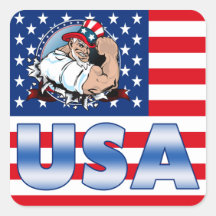 USA Proud Stickers