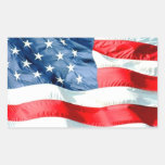 USA RECTANGLE STICKERS