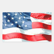 USA RECTANGLE STICKERS