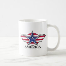 USA Star logo mugs