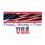 USA Strong Post Card