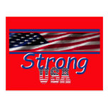 USA Strong Postcard