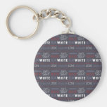 USA Sweet Land of Liberty Navy Keychain