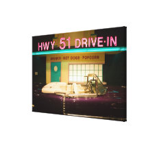USA, Tennessee, Memphis: Elvis Presley Gallery Wrapped Canvas