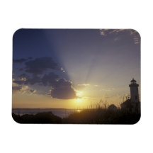 USA, Washington, near Port Townsend. Point Vinyl Magnets