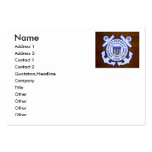 USCGC Bramble (WLB-392) (Sepia Finish) Business Card Template
