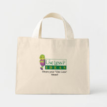 Use Less and Save the Earth! Tote Bags