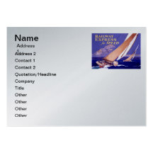 Use Railway Express For Speedy Delivery Business Card Template