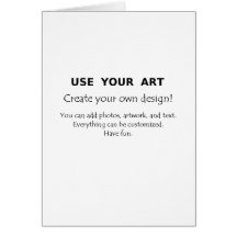 Use Your Art create your own unique designs Card