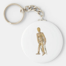 UsingCrutches013110 Key Chain
