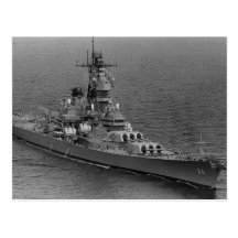 USS Wisconsin (BB-64) Post Cards