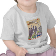 USSR CCCP Cold War Soviet Union Propaganda Posters Tee Shirt