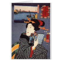 Utagawa Kuniyoshi Woman (12) Cards