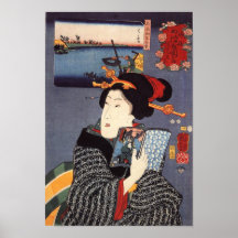 Utagawa Kuniyoshi Woman (12) Print