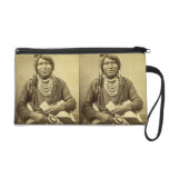 Ute Indian Stereoview Wristlet Purse