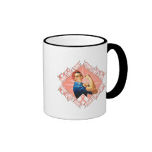 Uterine Cancer Fight Rosie The Riveter Mugs