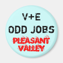 V+E Odd Jobs Magnets