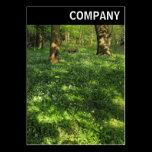 V Header - Spring in the Woods business cards